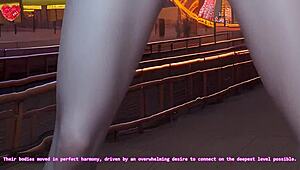 21yo blonde girl visits new york in hyper-realistic animation