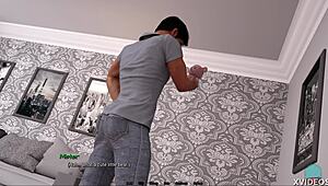 brooke gently sucking that big dick in radiant ch 3 32, pov style with small tits and cumshot 😍