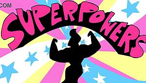 powertrip cartoon adventure with clothes ripped in action-packed scenes