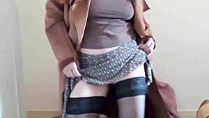 Strip for me, you sexy mature slut, and let's rip those clothes off!