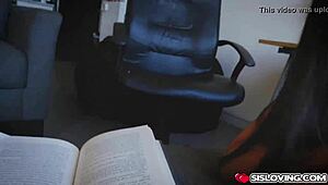 Gia Paige Sucks Her Stepbro's Big Cock