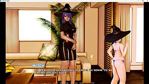 Breeding Island 1 Part 13: Nurse Licks Patient's Pussy In Game