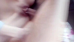 Girlfriend's friend begs to fuck her without condom when alone, very slutty