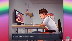 Хочешь смотреть, как я скачу на этом монстр-дилдо в Summertime Saga 11?