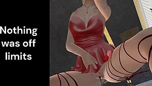 Wife alone at home, enjoying quiet time