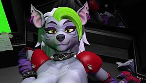 Roxanne Wolf Enjoys Missionary Sex in FNAF Parody