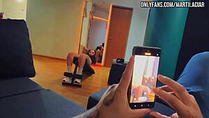 Argentinian Teen Caught on Camera Gets Pounded in POV Creampie