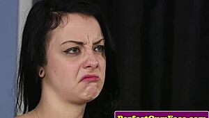 Glamcore Babe Gets Facialized In Pov