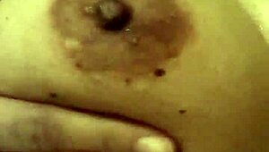 filipina babe with big tits fingering herself in masturbation session