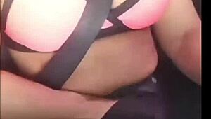 Blonde Slut Cumming Inside The Car During Intense Masturbation