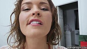 Krissy Lynn delivers amazing milf blowjob in sinful stepmother scene.