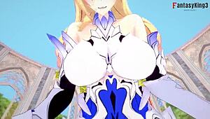 Bianka ataegina rides durandal in intense honkai impact hentai pov fucking 😏