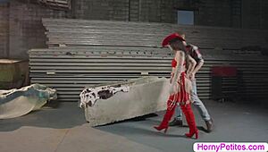 Latina teen receives deepthroat and intense penetration from well-endowed partner