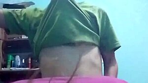 intense doggystyle fuck while filming in panties
