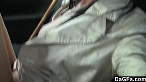 Dark Hair Small Tits Slit!