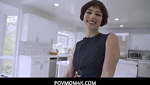 Jessica Ryan's MILF stepmom gets neglected pussy fucked from behind 😈