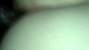 deepie83 gets her bbw asshole creampied in hot interracial anal action