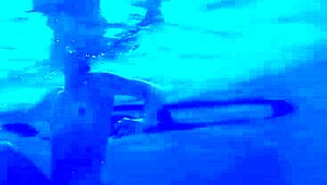 Latina Swimming Naked In Pool With Intense Desire