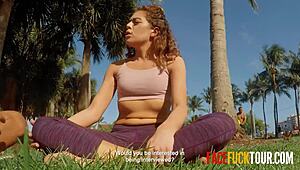 Yoga Instructor Rams Huge Cock In Student