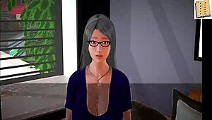 my new famly 231 in 3d cartoon