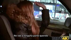 debt4k young businesswoman eveline dellai meets debt collector