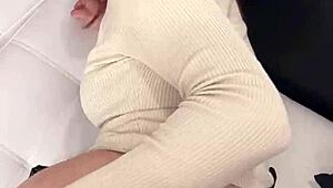 damn, neighbor banged that redhead beauty doggy style after deepthroat, cum all over her pretty face pov