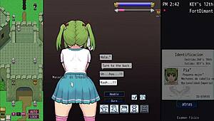 Imperial doorman feeds hungry whores with cocks in hentai game!