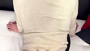 damn, neighbor banged that redhead beauty doggy style after deepthroat, cum all over her pretty face pov