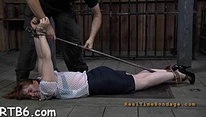 demure individuals are clamped for severe punishment in a controlled setting