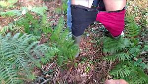 Surprise in the trailer in the woods