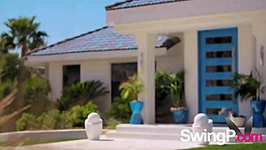 Naughty Outdoor Game Sparks Oral Fun Between Horny Swingers