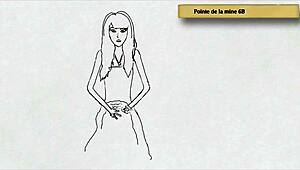 In the art academy home studio, teen girls stand and pee for the camera.