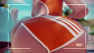 Overwatch Tracer rides cock on the beach 🌊