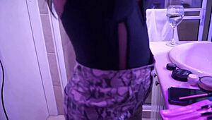 pura candela in reality show, fucking with big ass and natural tits