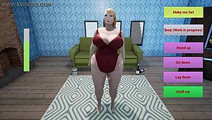 Cartoon waifu's alpha version of a fart and burp game