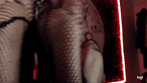 fetish asmr bbw rubbing feet and stockings sounds voyeur style too much for youtube