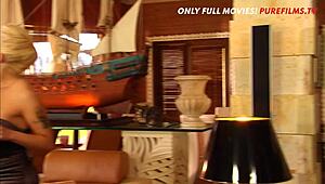 i got a rough deepthroat and cum in mouth during a wild 3some with cute redhead.