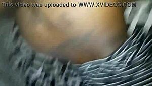 Petite ebony sneaks a big black cock before her roommate gets home