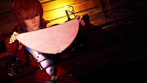 ใต้เงาอัศวินเจ้าหญิง ตอน 3 เฮนไต 3D อันเซ็นเซอร์นมใหญ่