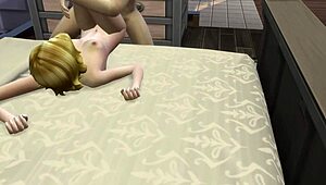 Fucking his two friends in the sims