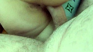 Watch this horny couple deepthroat a monster cock at home 😏