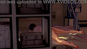 Magic book story part 1 in 3D anime hentai style.