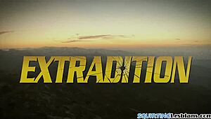 Busty lezzie squirts hard while queening her girlfriend.