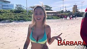 I went to the beach with my friend and when I got home I masturbated thinking about her, bárbara alves.
