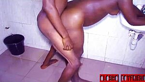 Teaser for Hardcore Bathroom Encounter with New Girlfriend