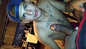 Hey, Check This Cute Latina Sucking Black Cock Hard! Wow!