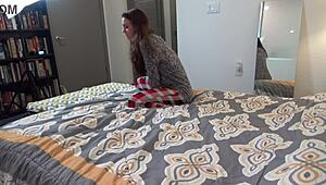 Amateur American girl gets roughed up in POV homemade video