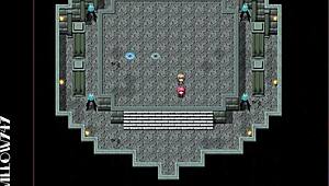 Tina the swordswoman explores the scarlet prison in hrpg