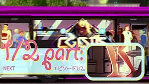 Magic book story part 1 in 3D anime hentai style.