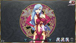 This gif from Shinrenki Musou Tenka Touitsu Den features Tei Po in hentai style